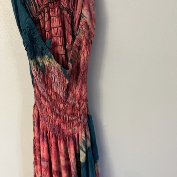 Beautiful multi-colored maxi dress (XS) - Excellent condition - Picture 4 of 4